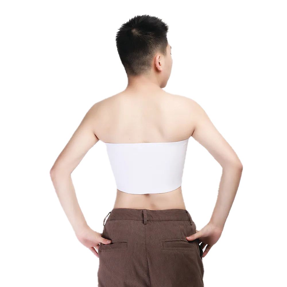 GF Strapless Chest Binder - White Medium