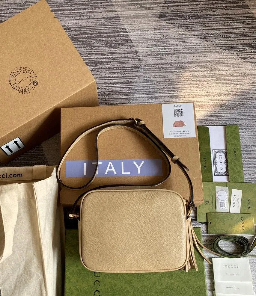 gg Soho Small Disco Bag Beige For Women, Women&#8217;s Bags, Shoulder And Crossbody Bags 8in/21cm gg 308364