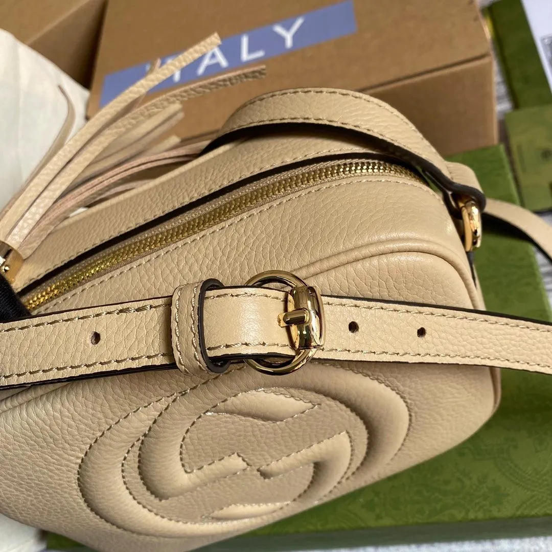 gg Soho Small Disco Bag Beige For Women, Women&#8217;s Bags, Shoulder And Crossbody Bags 8in/21cm gg 308364