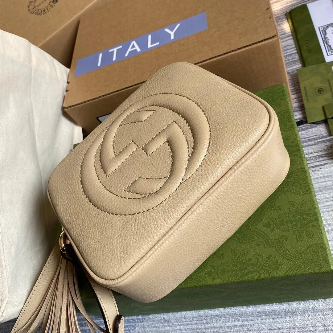 gg Soho Small Disco Bag Beige For Women, Women&#8217;s Bags, Shoulder And Crossbody Bags 8in/21cm gg 308364