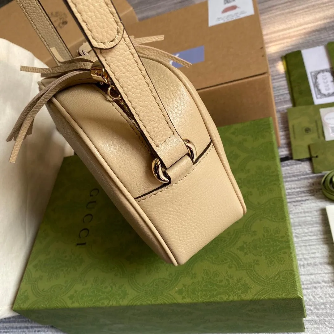 gg Soho Small Disco Bag Beige For Women, Women&#8217;s Bags, Shoulder And Crossbody Bags 8in/21cm gg 308364