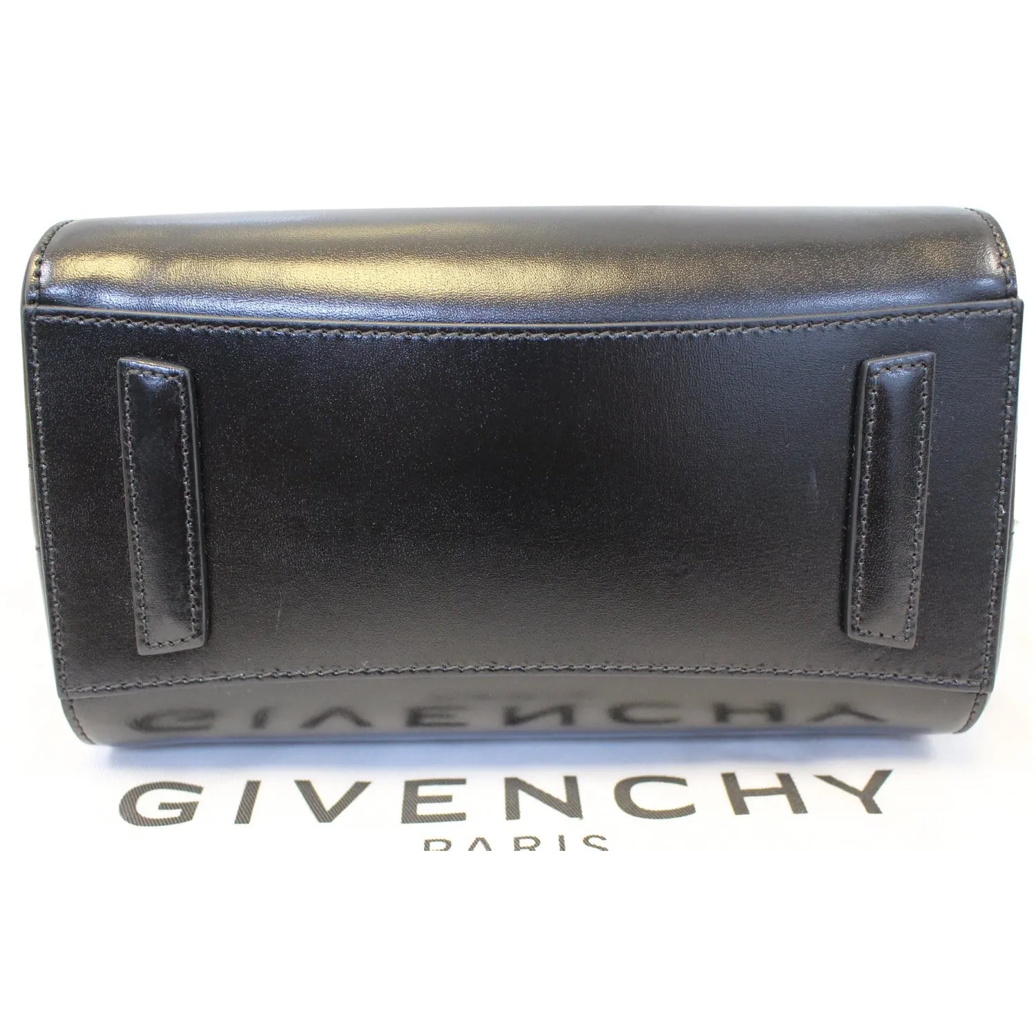 GIVENCHY Antigona Small Calfskin Leather Shoulder Bag Black