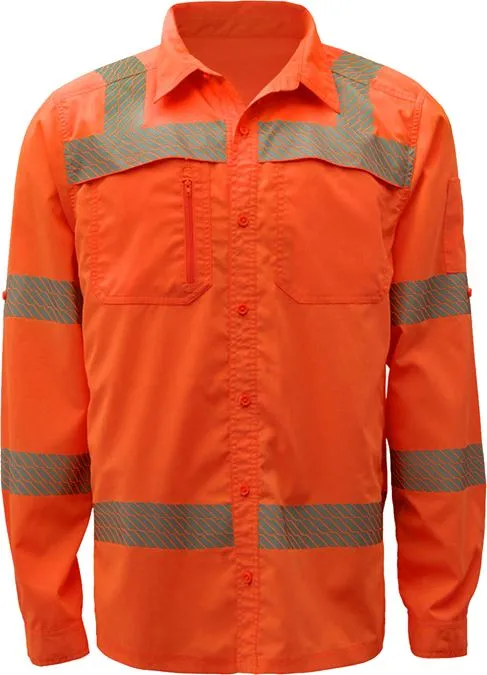 GSS Lightweight Shirt, Rip Stop Button Down Shirt, SPF 50 , Class 3 (each)
