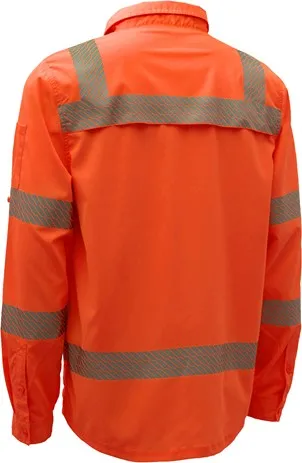 GSS Lightweight Shirt, Rip Stop Button Down Shirt, SPF 50 , Class 3 (each)