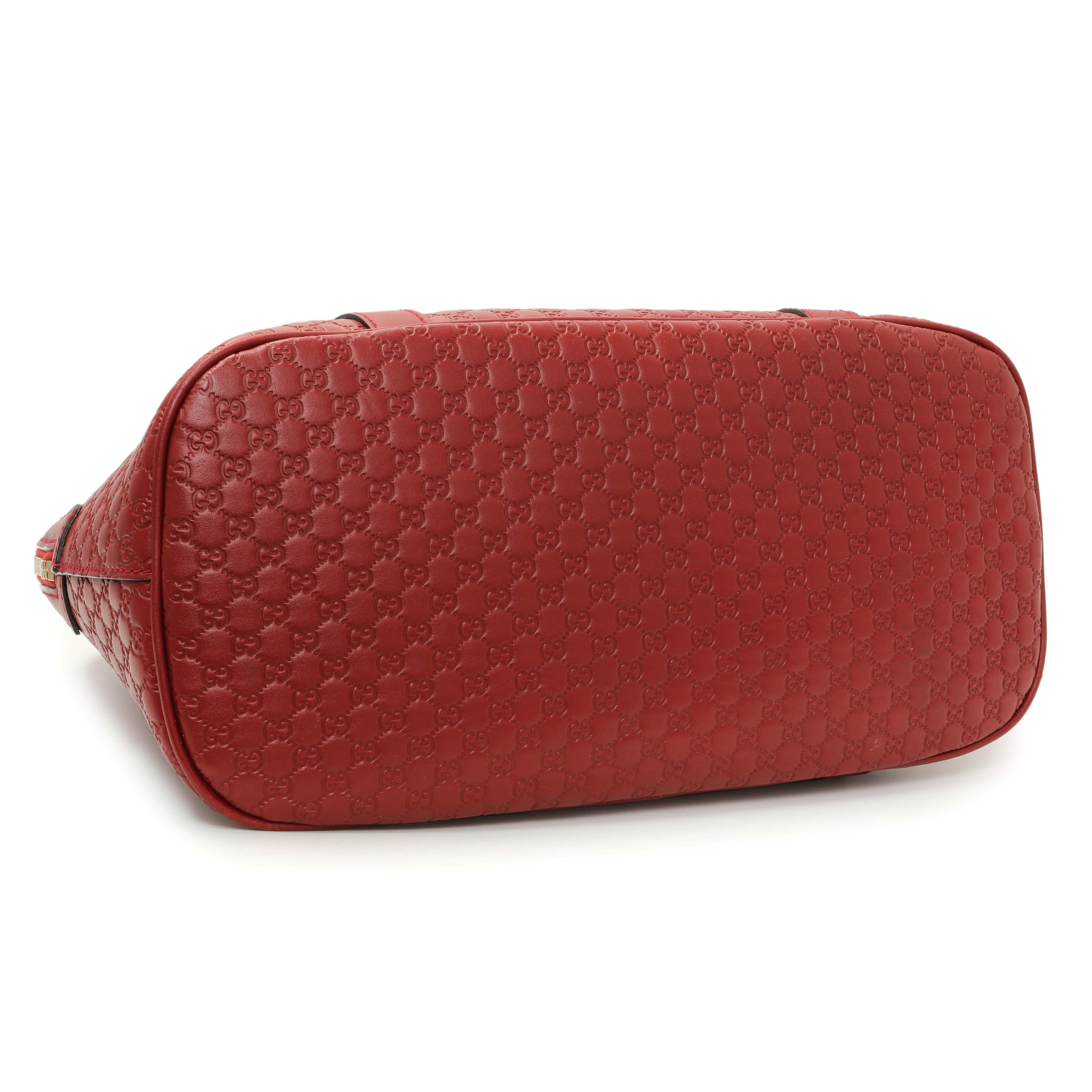 Gucci Burgundy Soft Microguccissima Medium Dome Bag