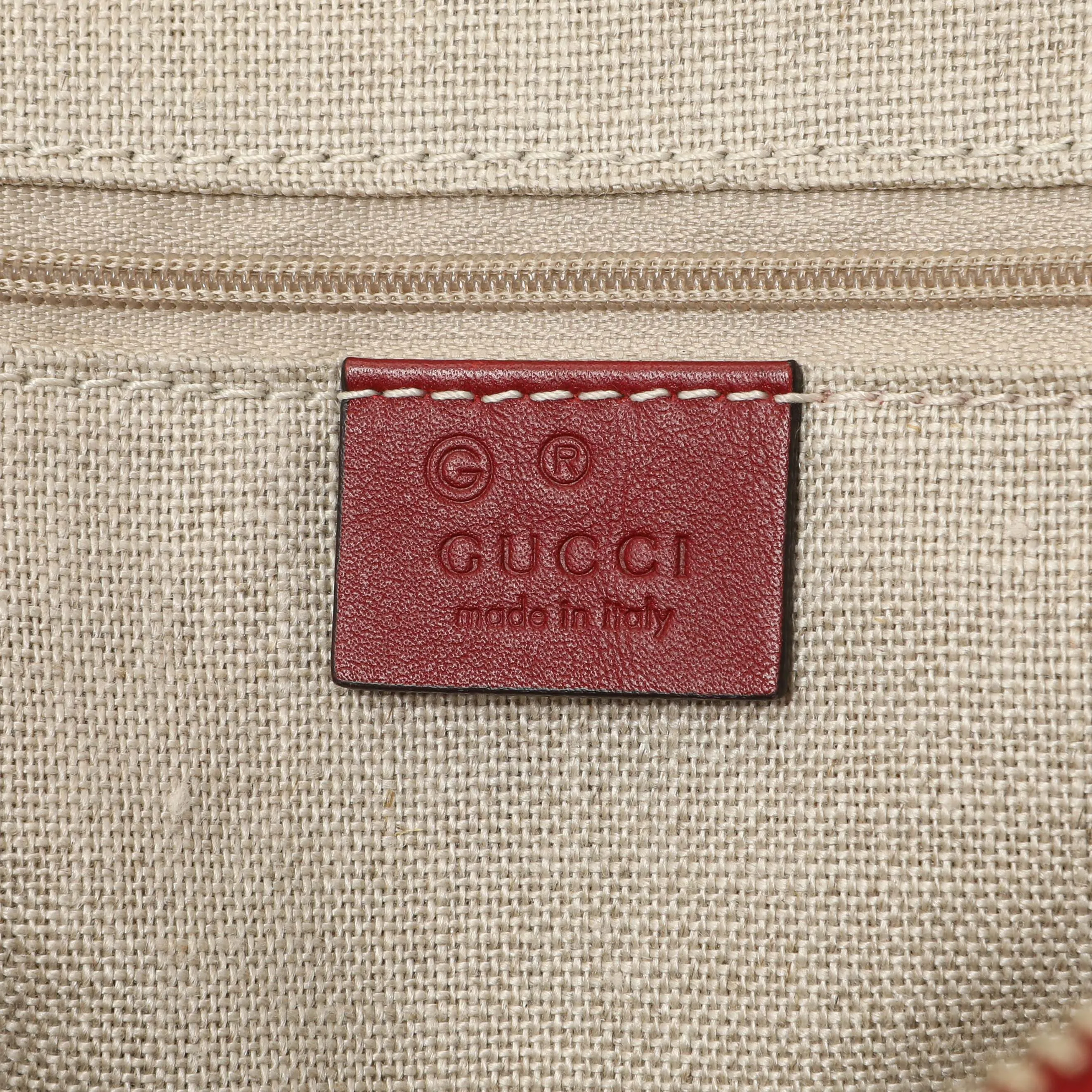 Gucci Burgundy Soft Microguccissima Medium Dome Bag