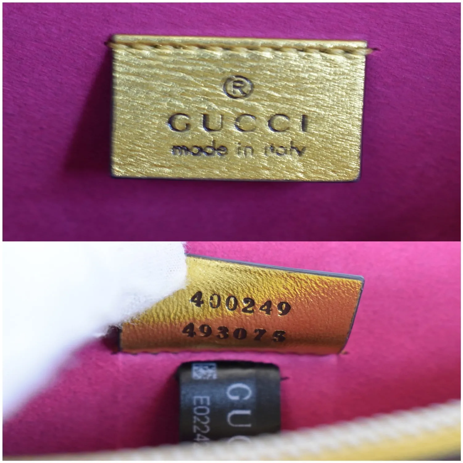 GUCCI Dionysus Small Satin Shoulder Bag Gold 400249