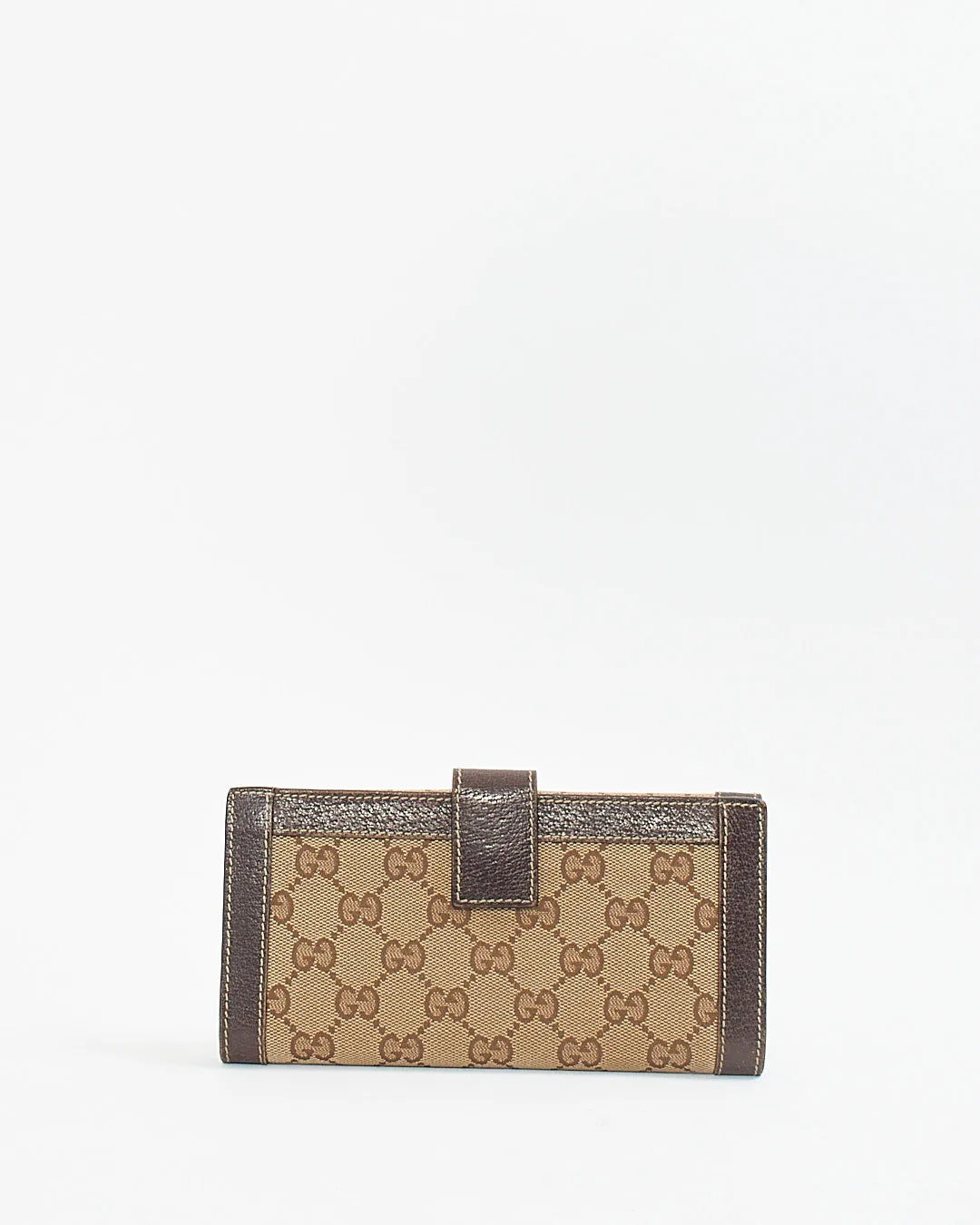 Gucci GG Print Canvas Charmy Wallet