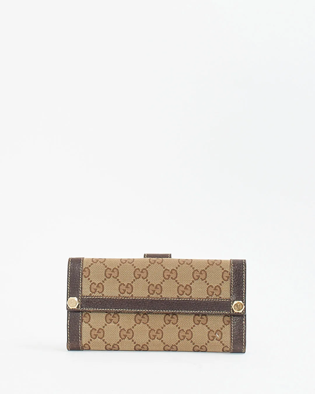 Gucci GG Print Canvas Charmy Wallet