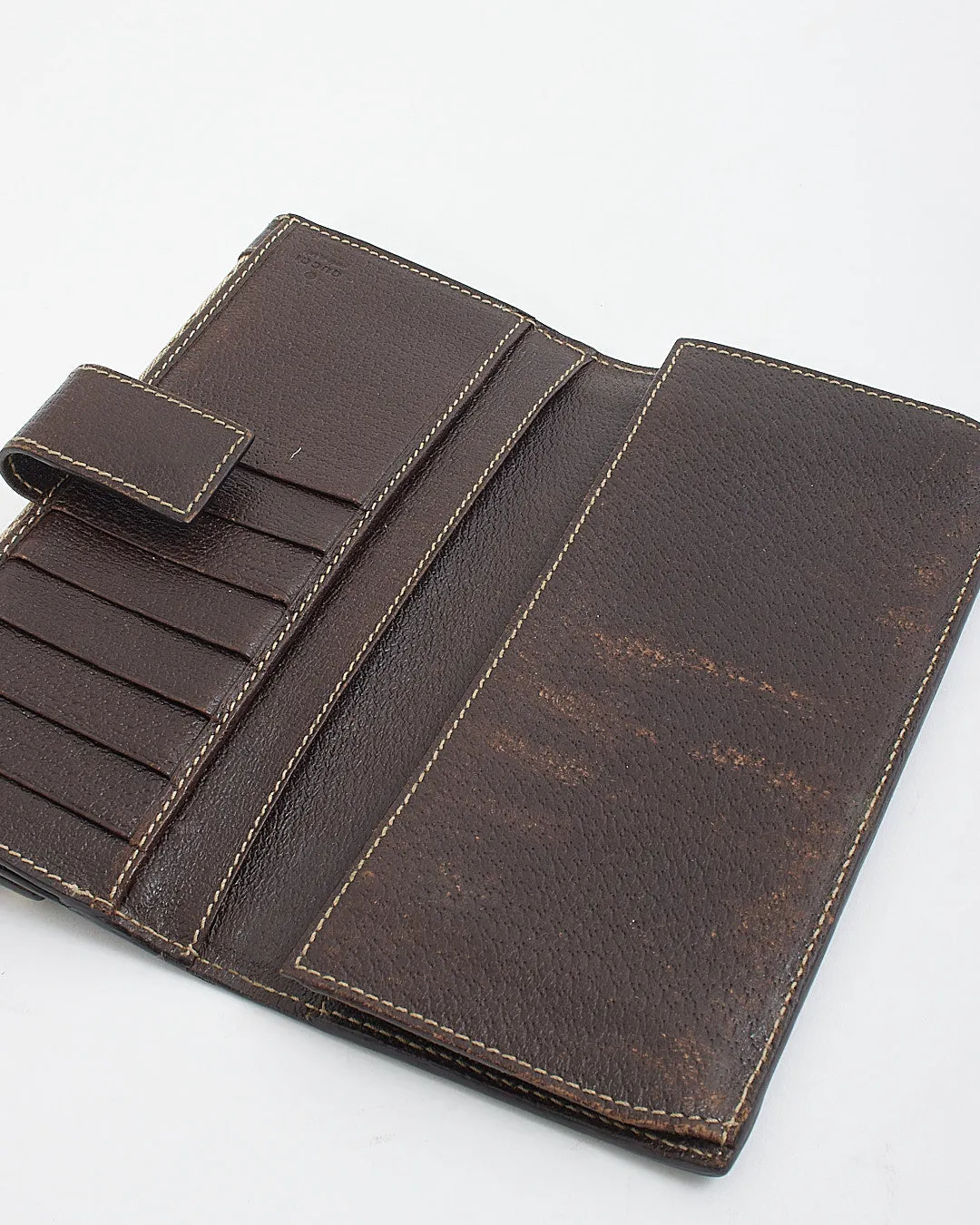 Gucci GG Print Canvas Charmy Wallet