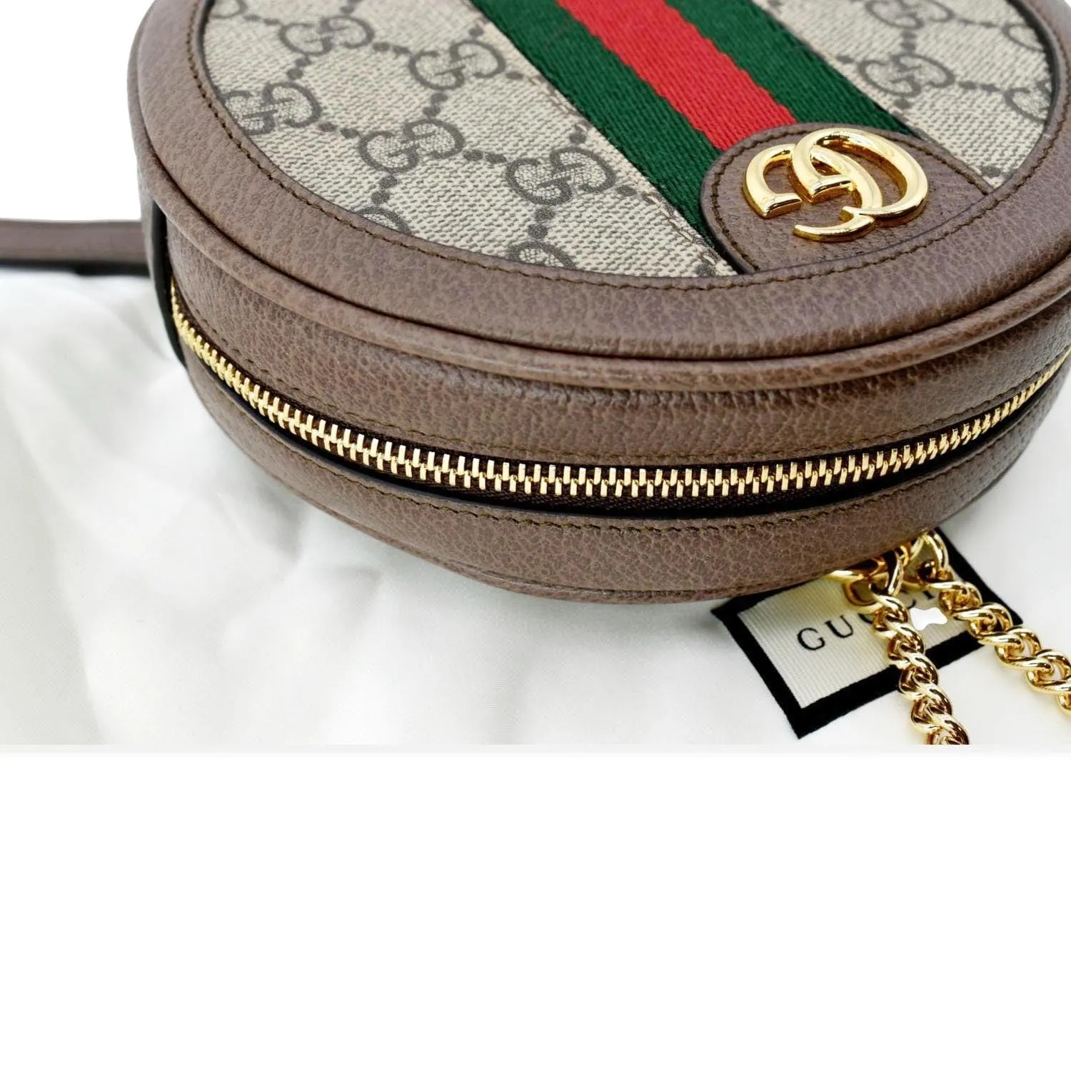 GUCCI  Ophidia GG Mini Supreme Backpack Bag Beige 598661