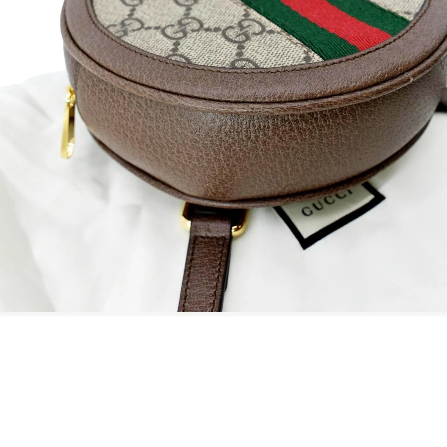 GUCCI  Ophidia GG Mini Supreme Backpack Bag Beige 598661