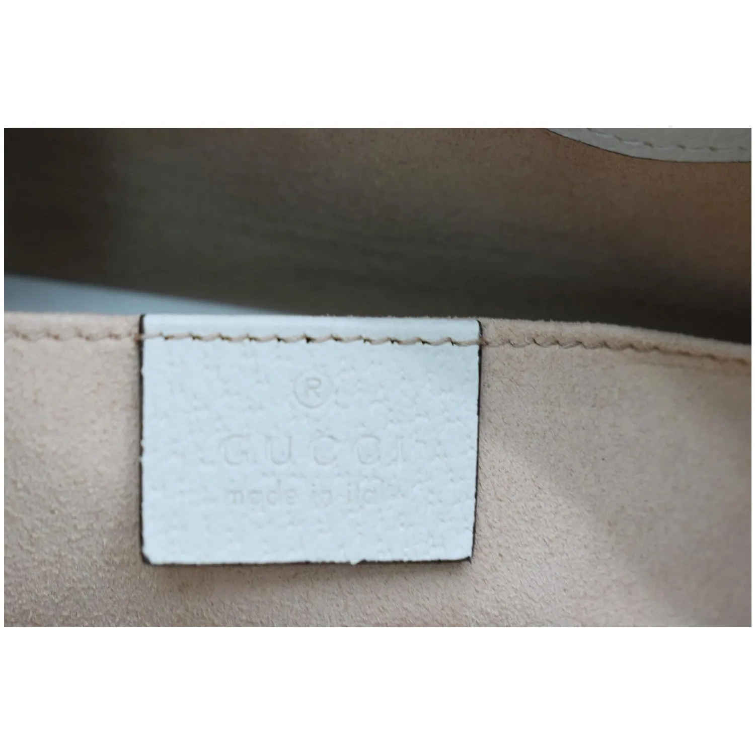 GUCCI Padlock Flora Small GG Supreme Canvas Shoulder Bag Beige 498156