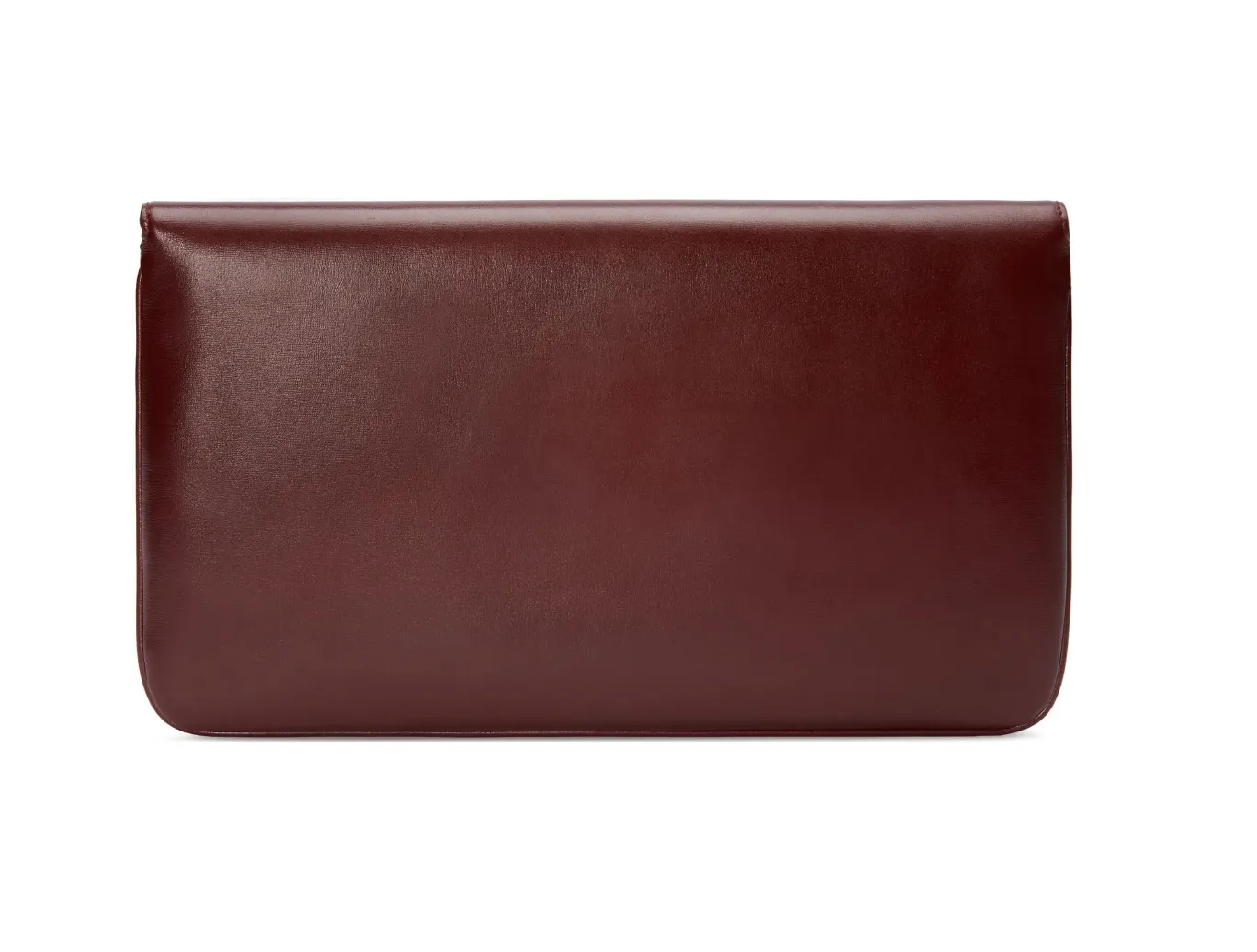 Gucci Rajah Leather Clutch in Burgundy