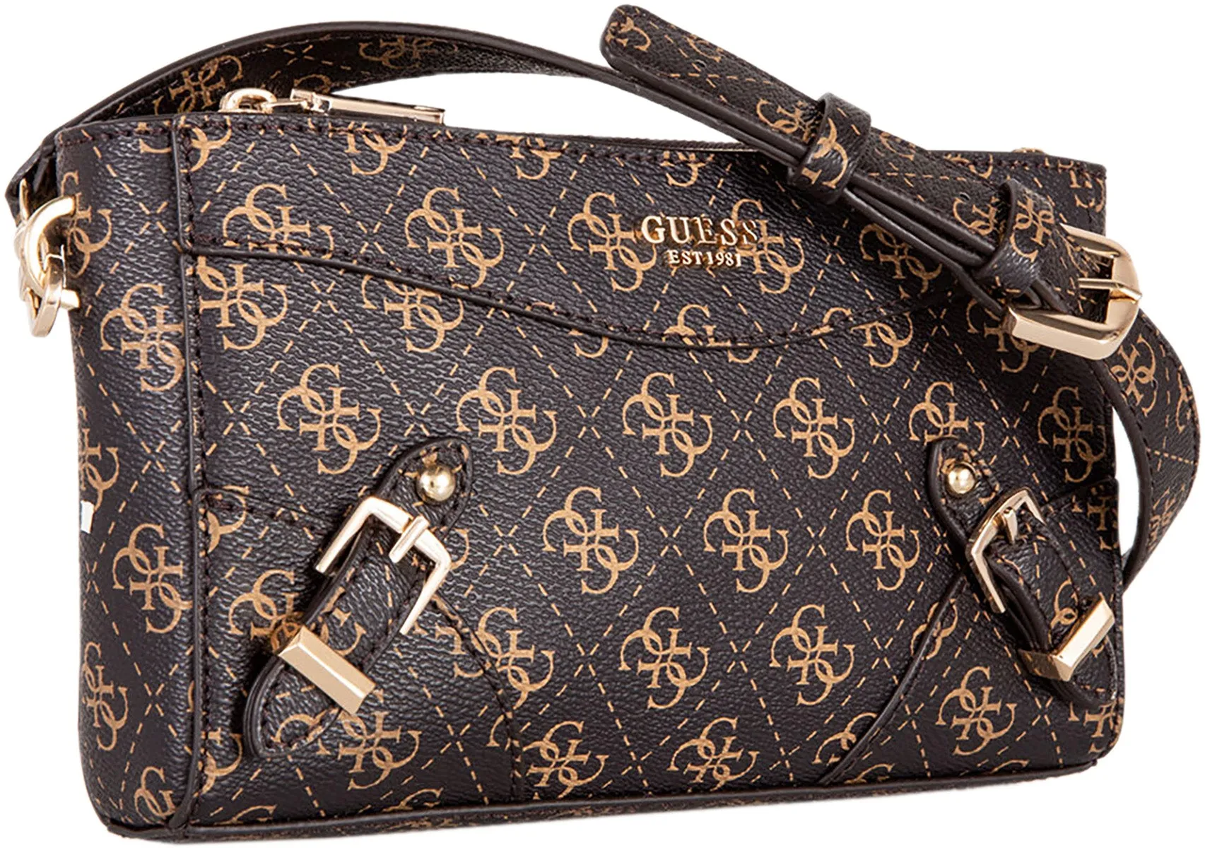 Guess Didi Mini Handbag In Chocobrown For Women