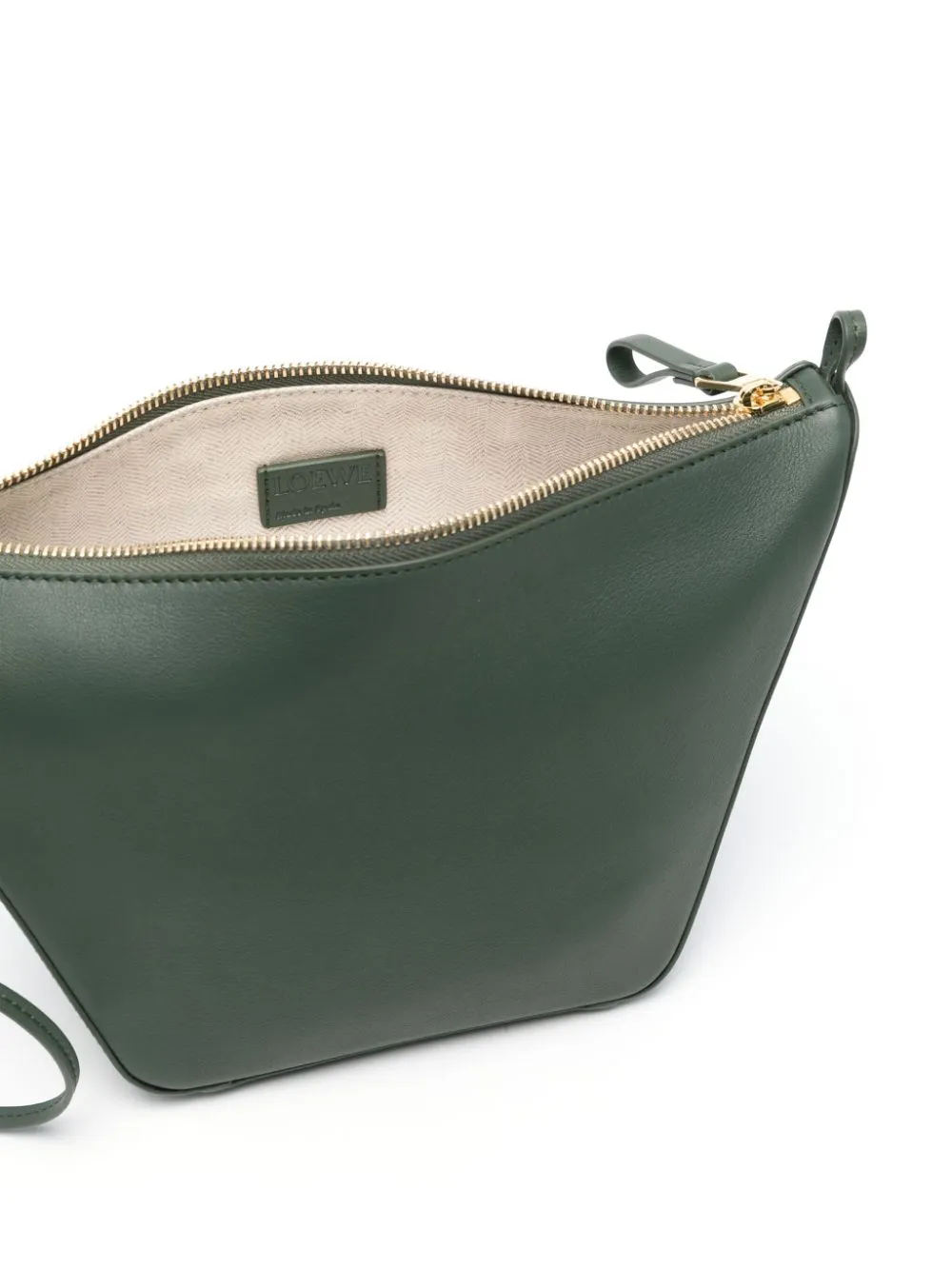Hammock mini leather hobo bag