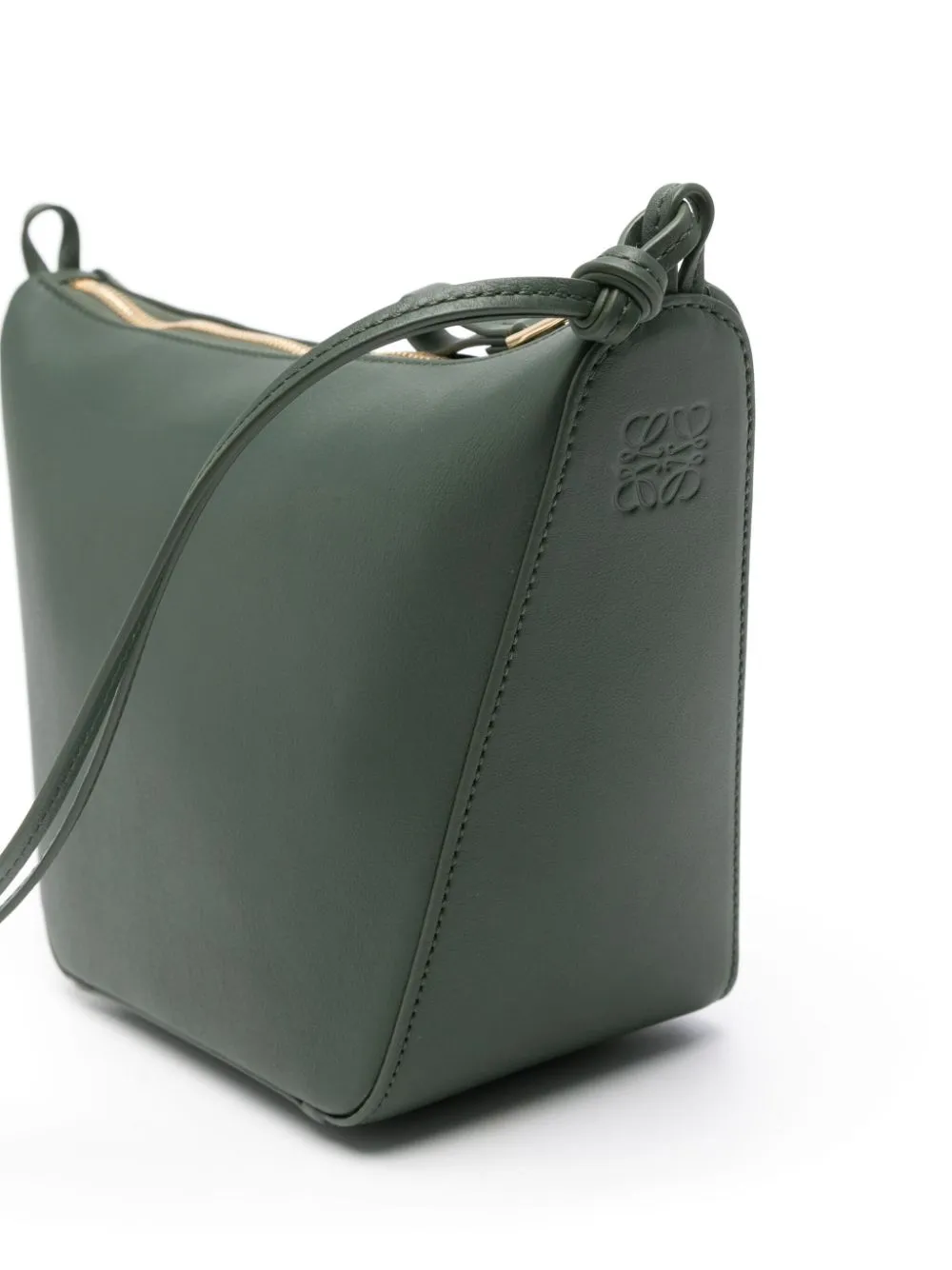 Hammock mini leather hobo bag