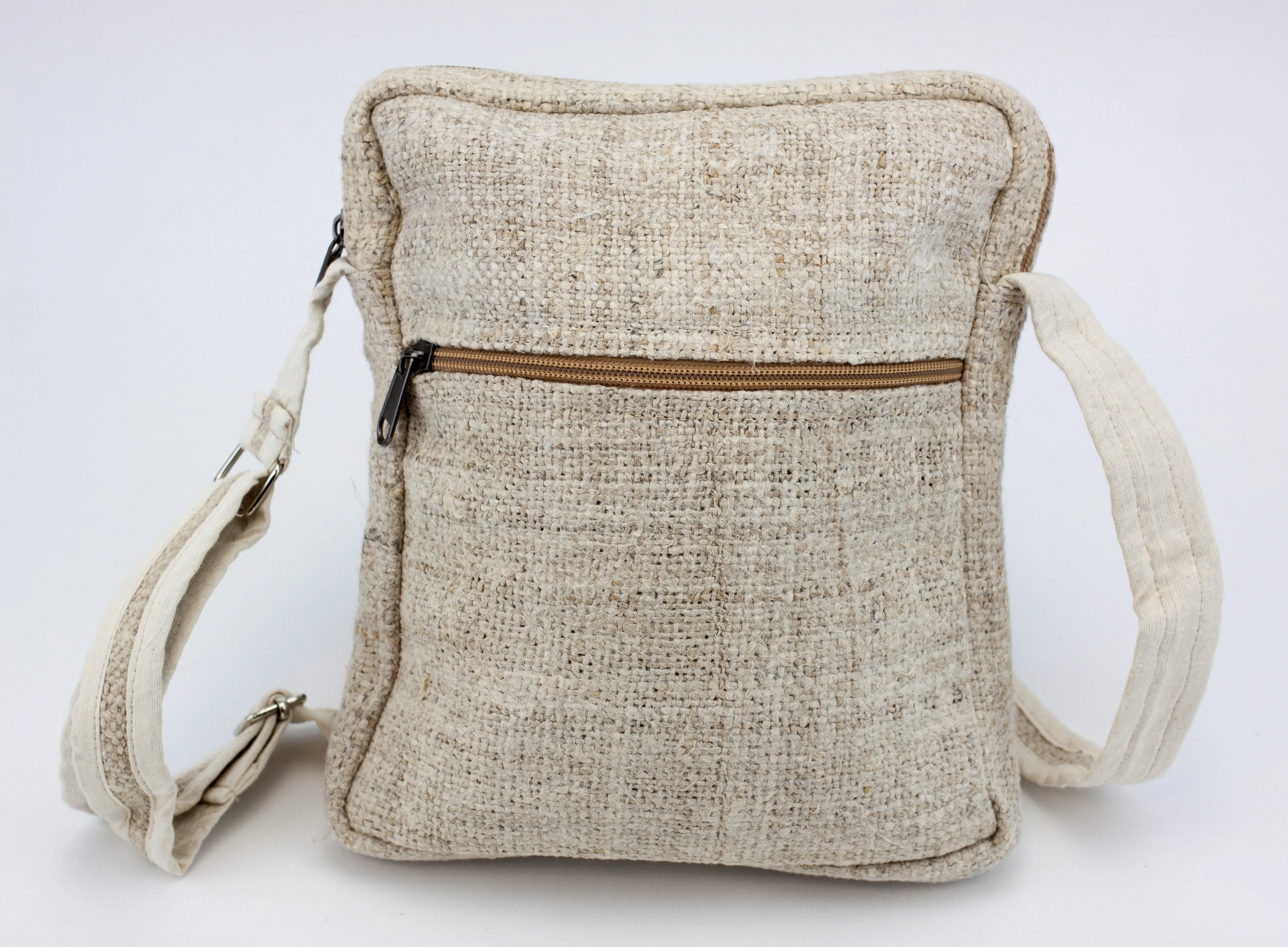 Handmade 100% Pure Hemp Cross Carry Bag - HMPHBCC1