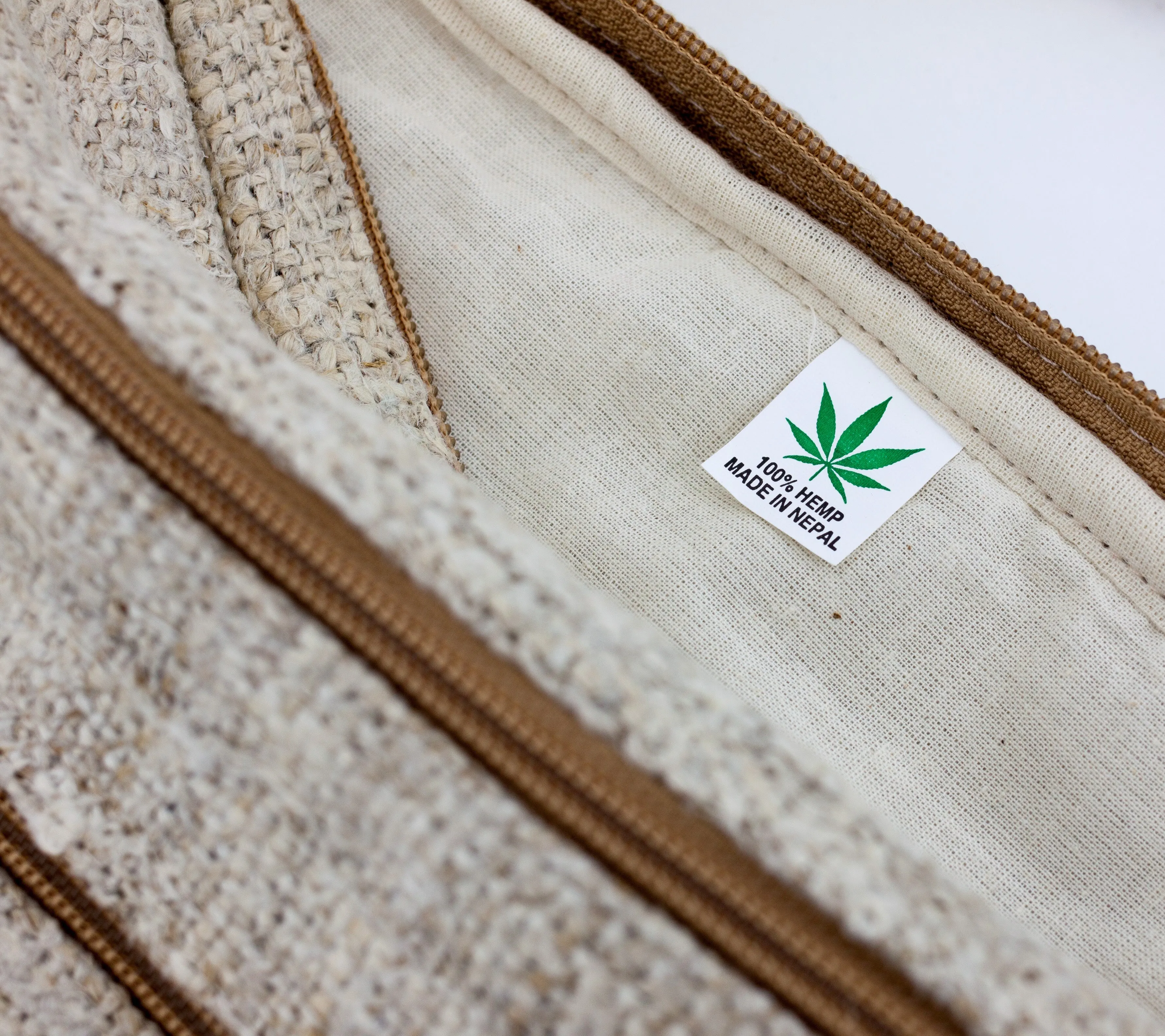 Handmade 100% Pure Hemp Cross Carry Bag - HMPHBCC1