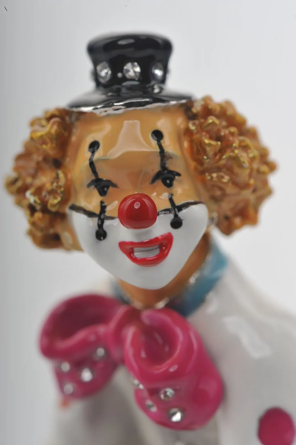 Happy Circus Clown on Unicycle