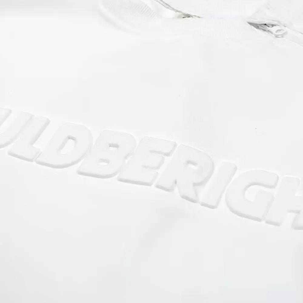 Heavy Embossed Letter Collar Zipper Sweatshirt