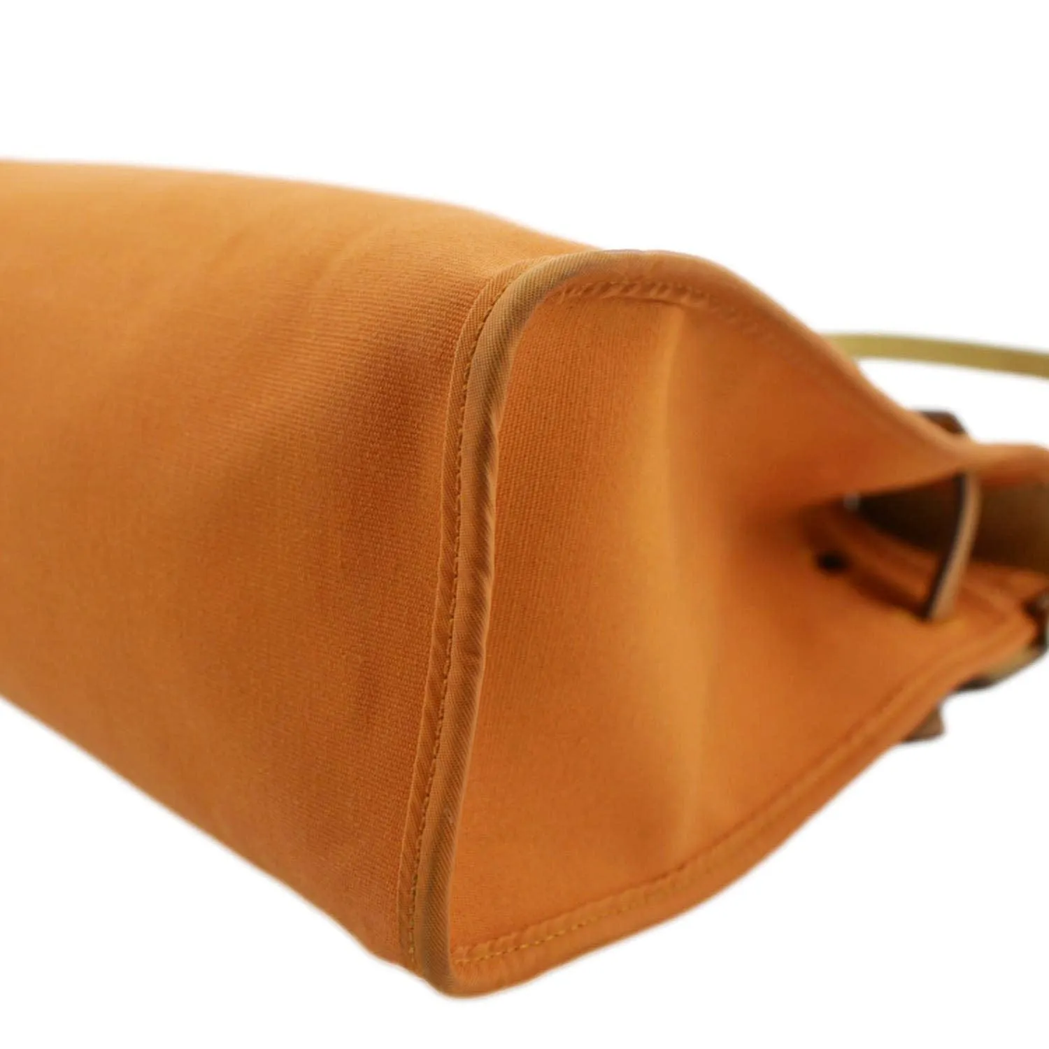 HERMES Herbag Canvas Shoulder Bag Orange