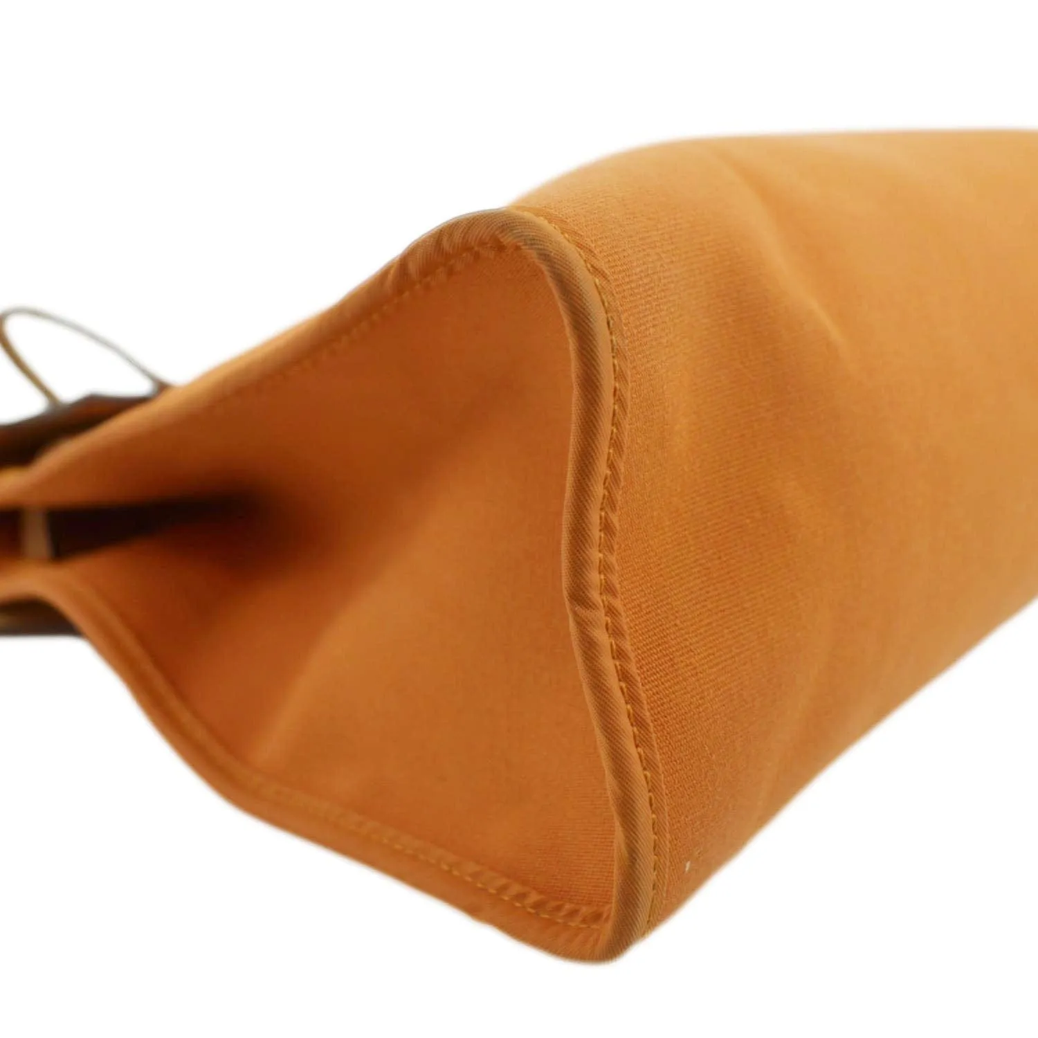 HERMES Herbag Canvas Shoulder Bag Orange