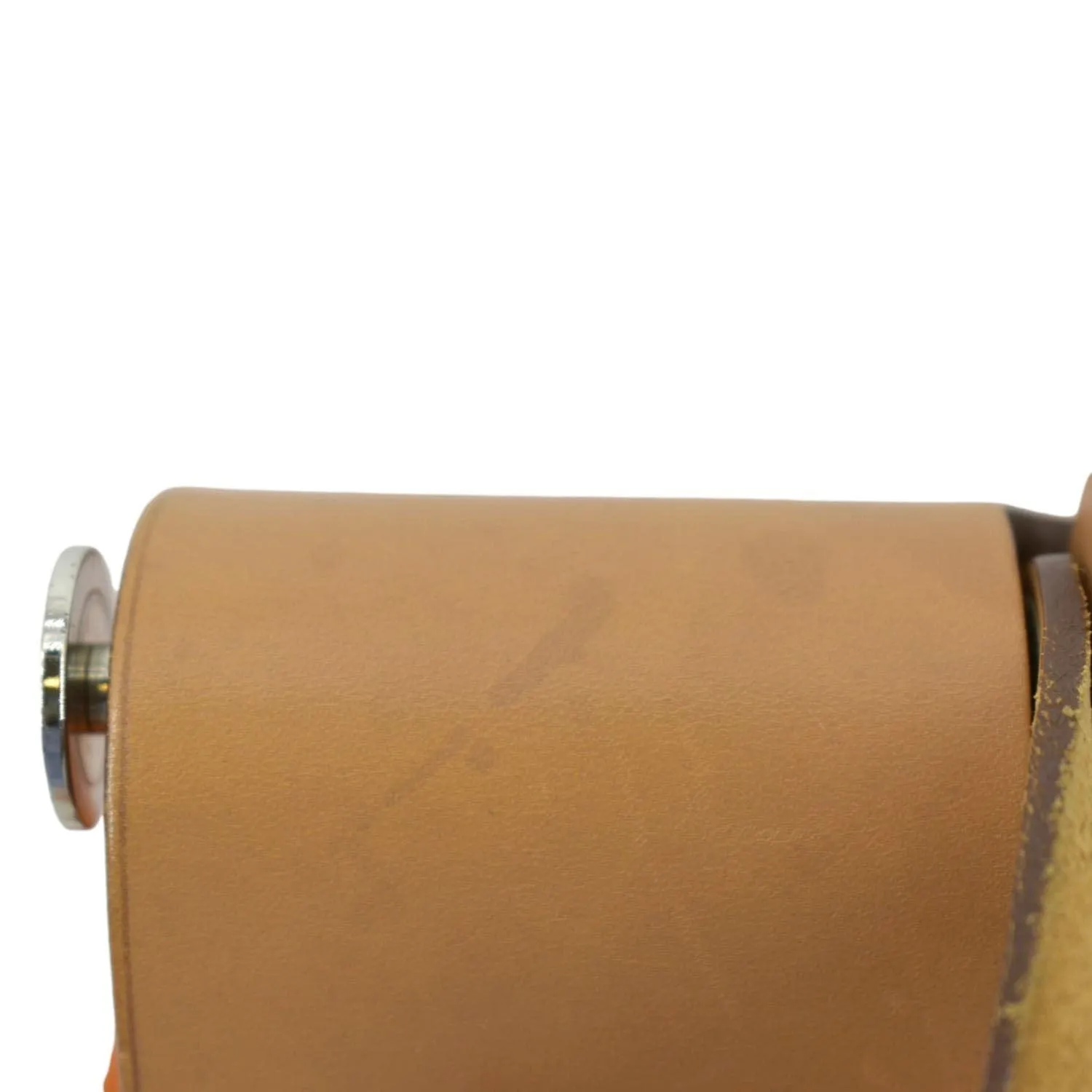 HERMES Herbag Canvas Shoulder Bag Orange