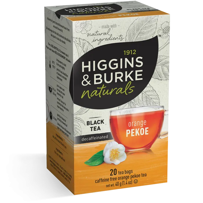 Higgins & Burke Orange Pekoe Decaf Black Tea 20's