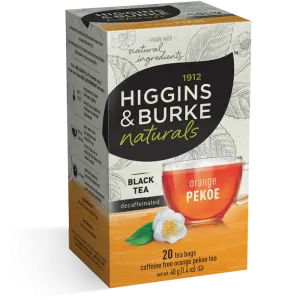Higgins & Burke Orange Pekoe Decaf Black Tea 20's