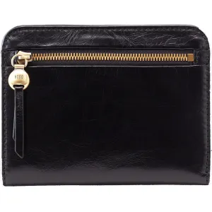 Hobo Catch Wallet Black Vintage Hide Leather