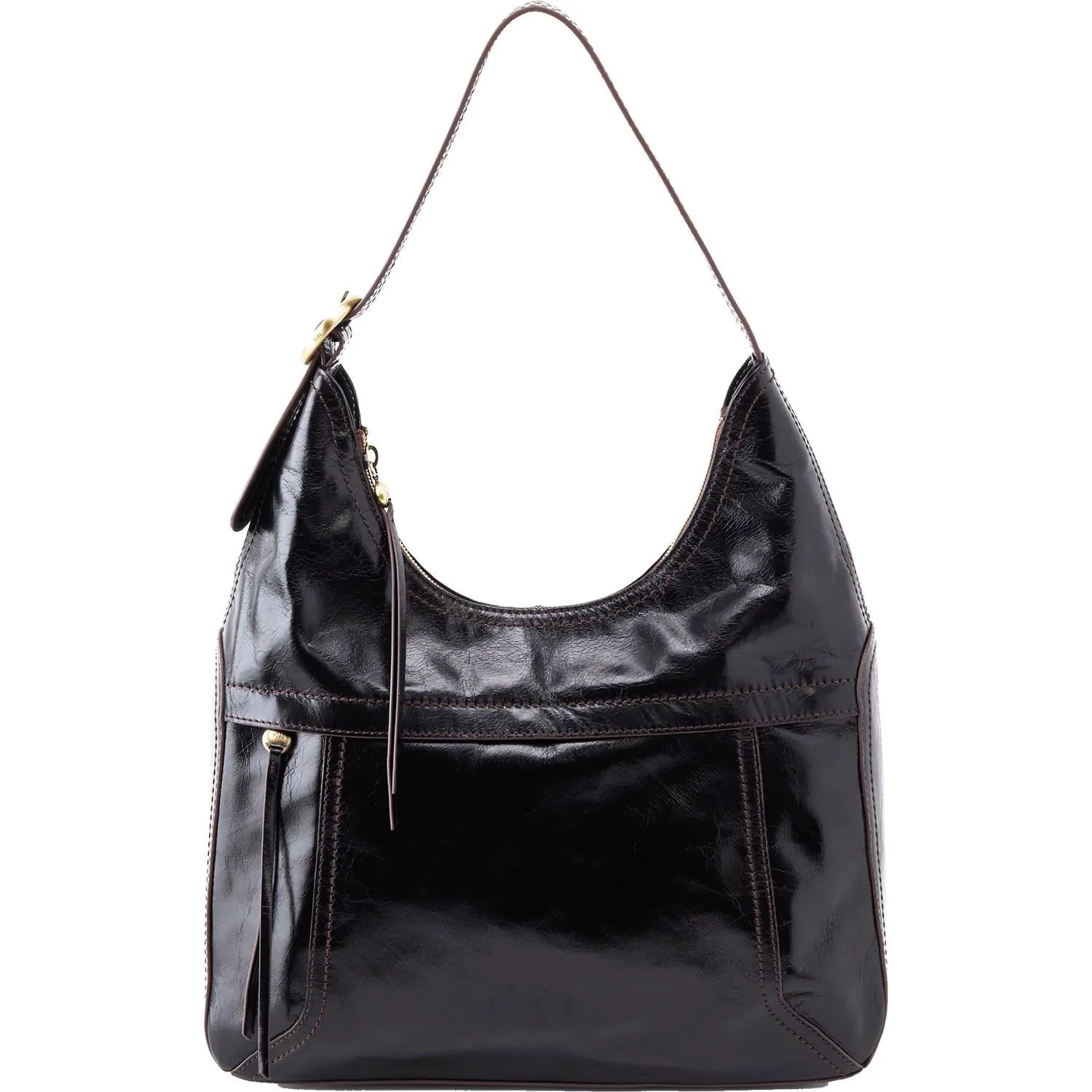 Hobo Fortune Black Vintage Hide Leather