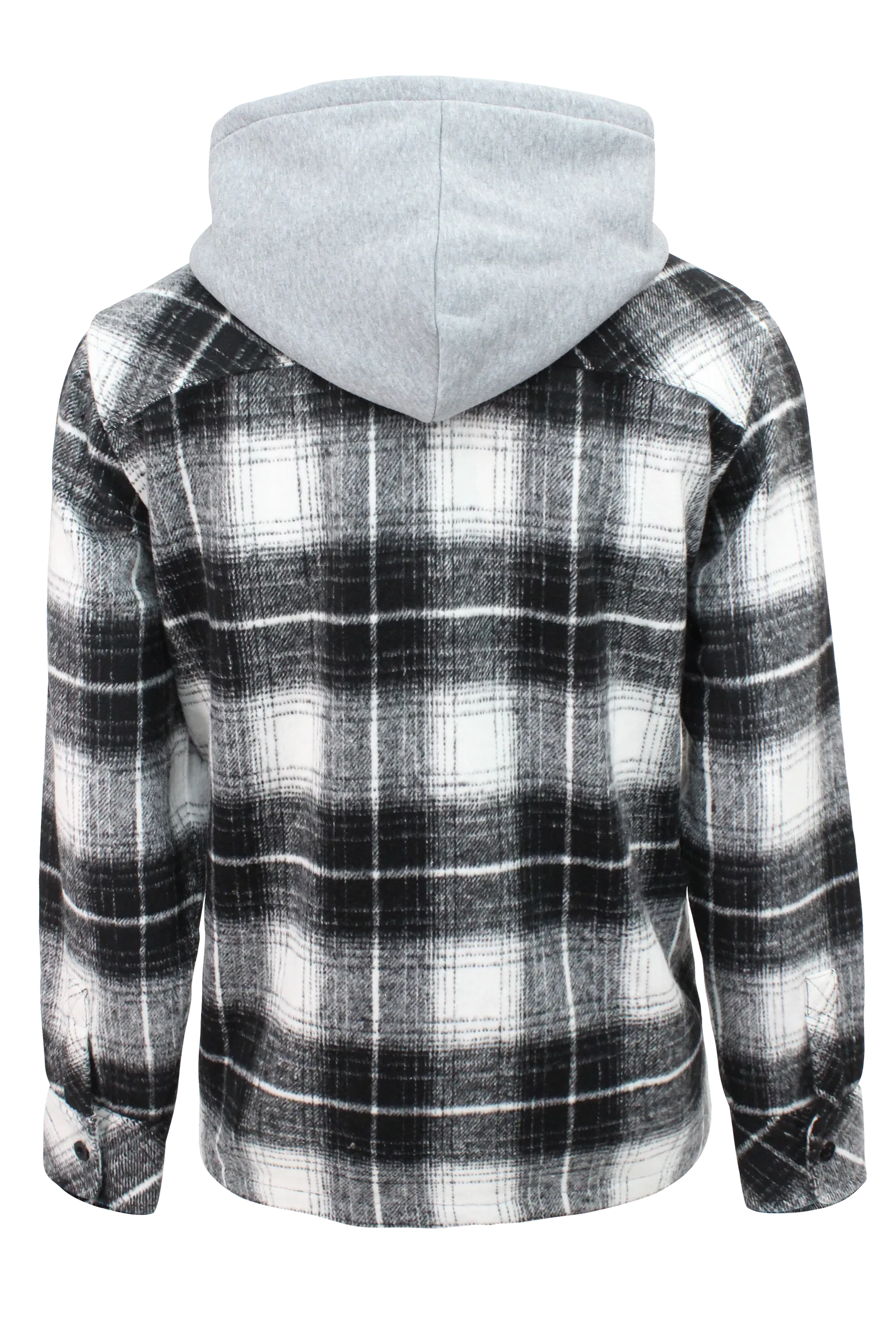 Hooded Flannel Overshirt