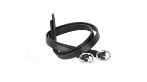 Horze Spur Leathers Black