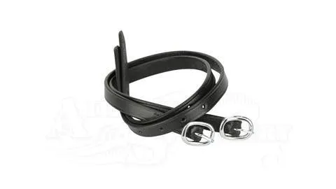 Horze Spur Leathers Black