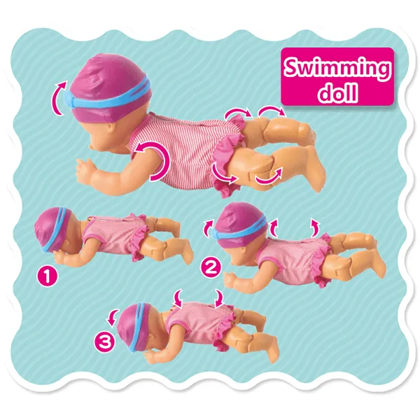 【Hot Sale】Waterproof Swimming Doll