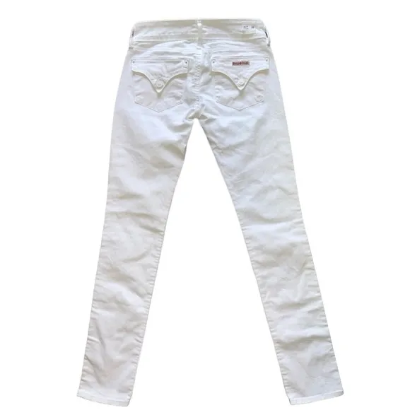 Hudson Collin Flap Skinny White Jean Size 26