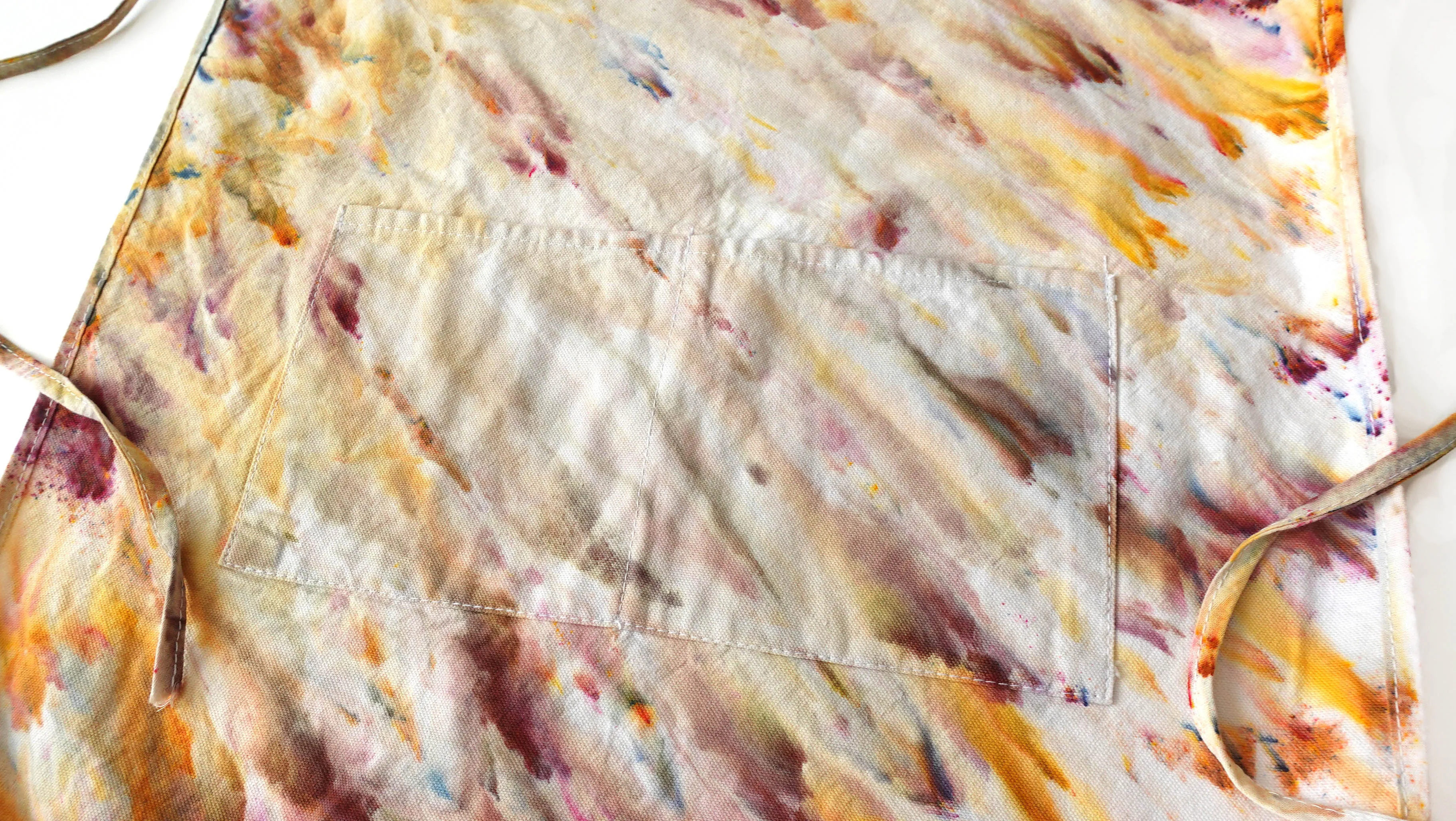 Ice Dye Apron One Size Free Shipping