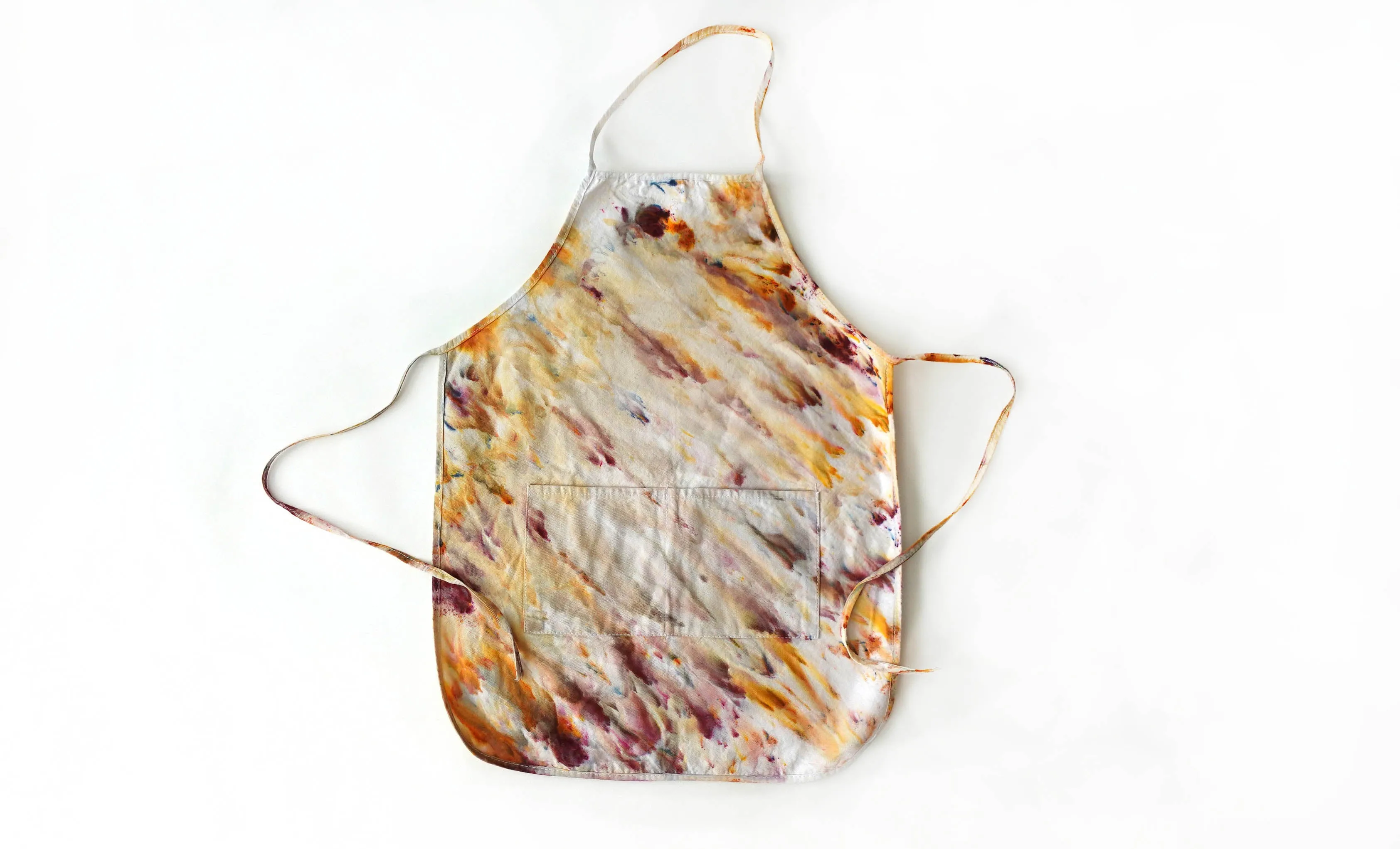 Ice Dye Apron One Size Free Shipping