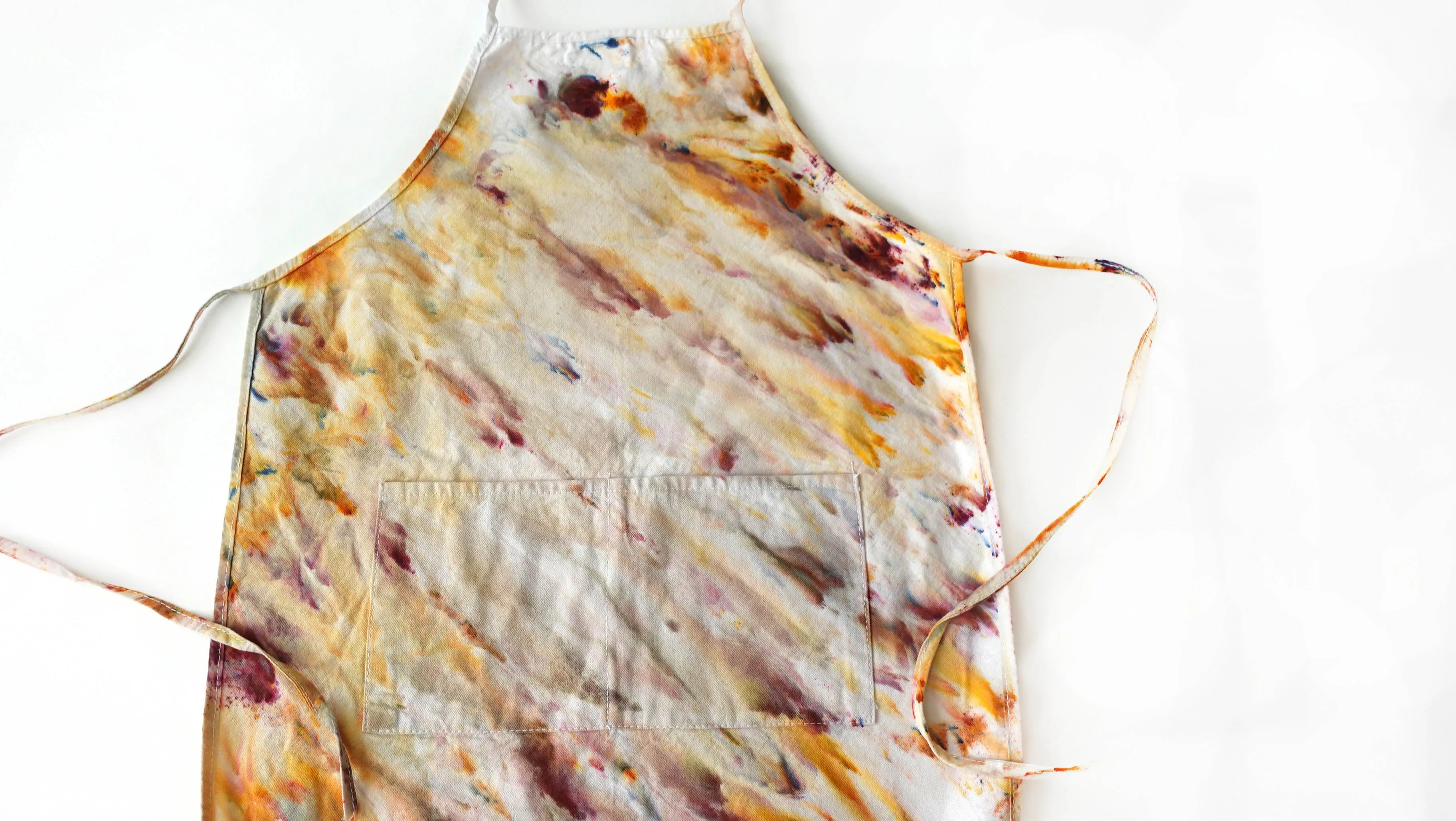 Ice Dye Apron One Size Free Shipping