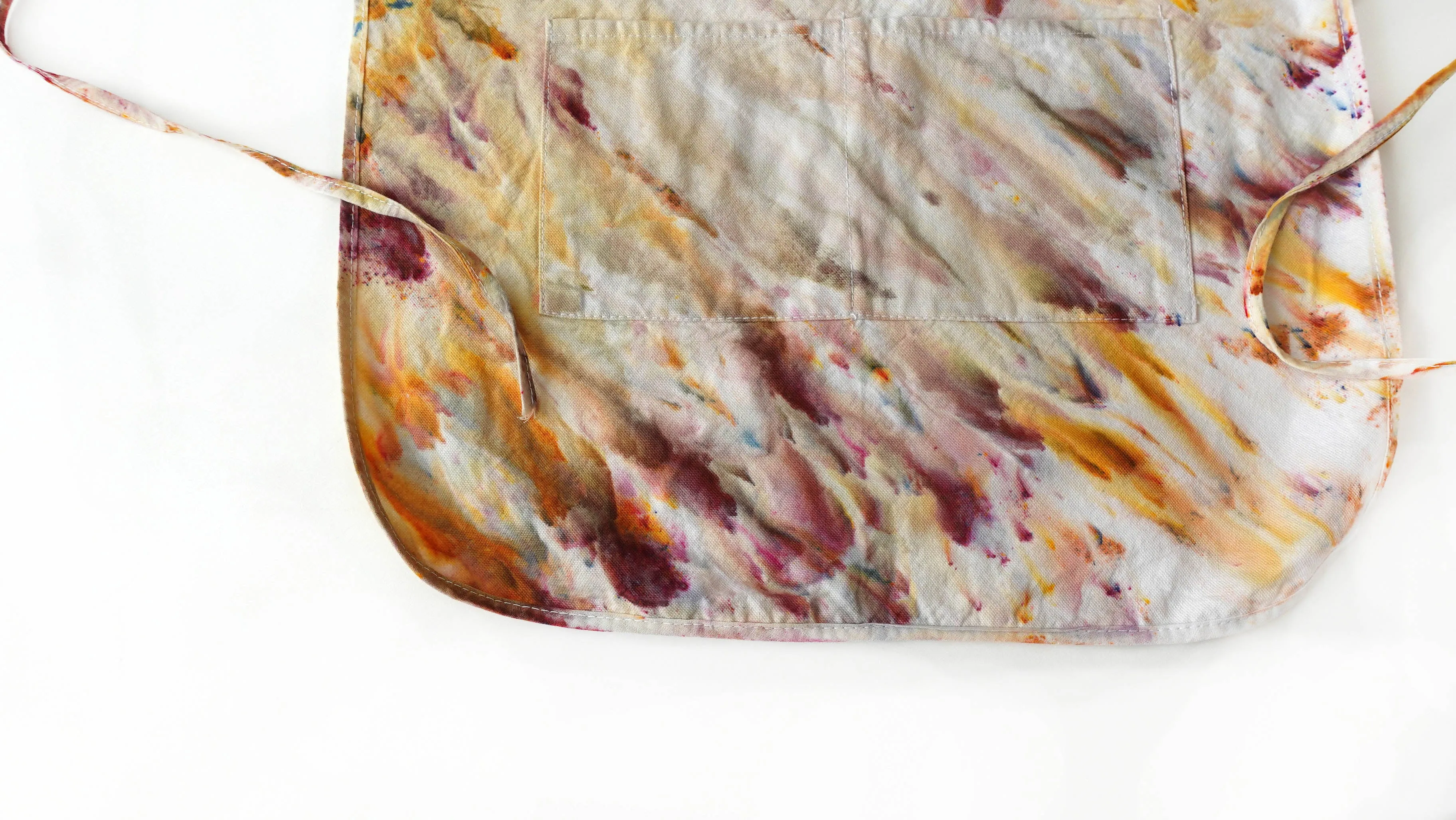 Ice Dye Apron One Size Free Shipping