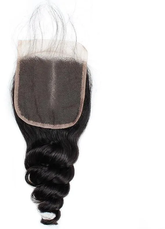 Indian Loose Wave 5"x5" Lace Closure