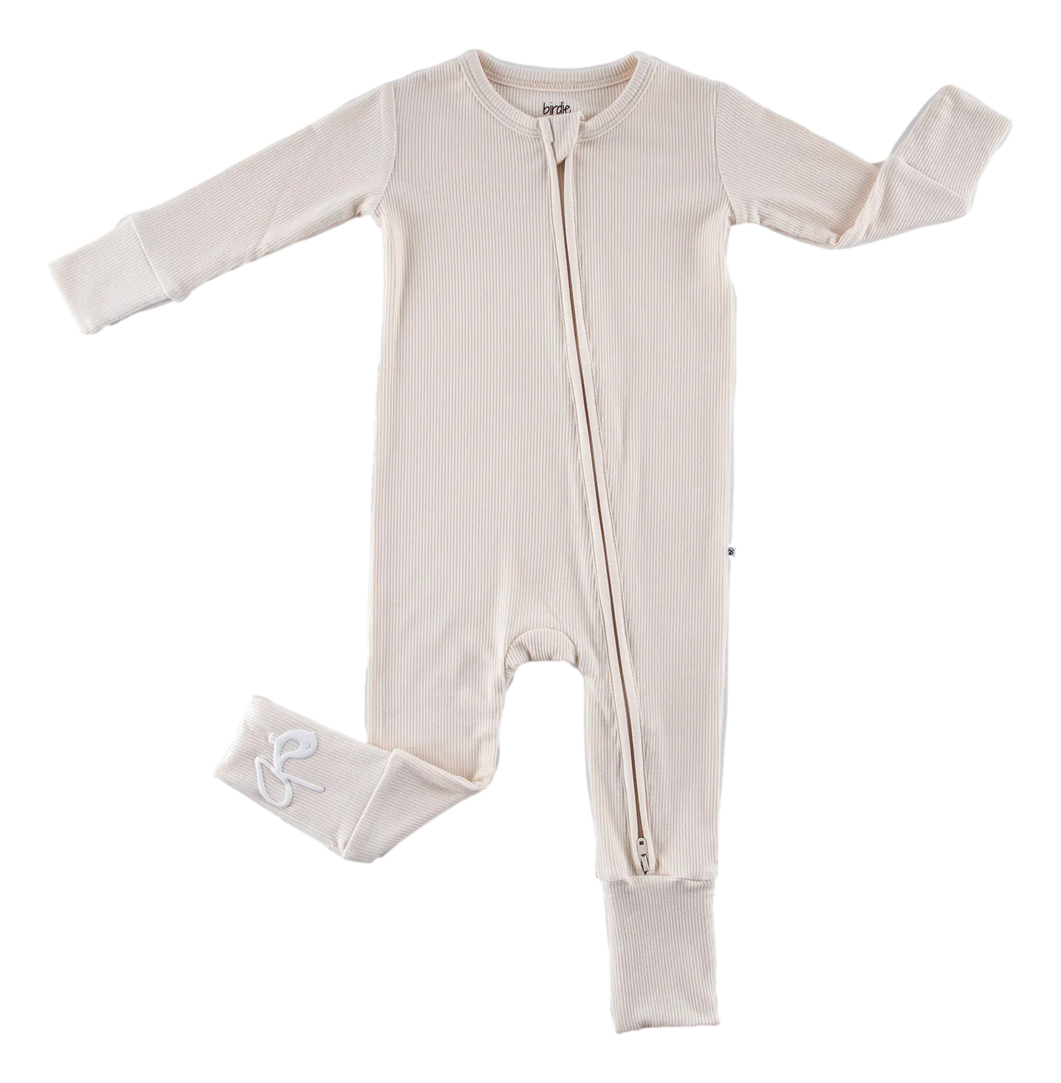 Ivory Ribbed Convertible Romper- Final Sale