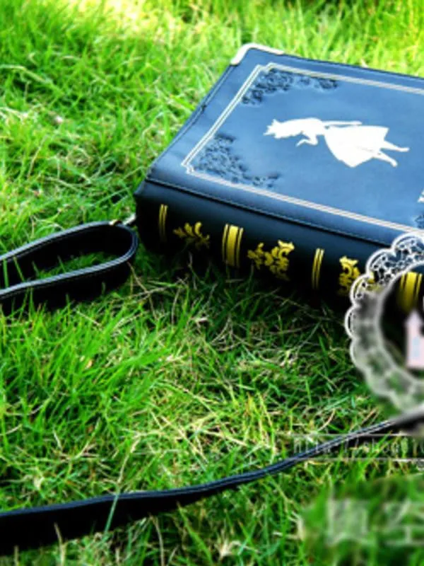 Japanese Lolita Alice in wonderland book purse