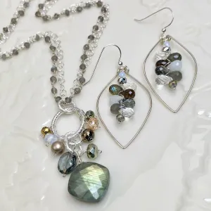 Jeannie Black & White Convertible Necklace