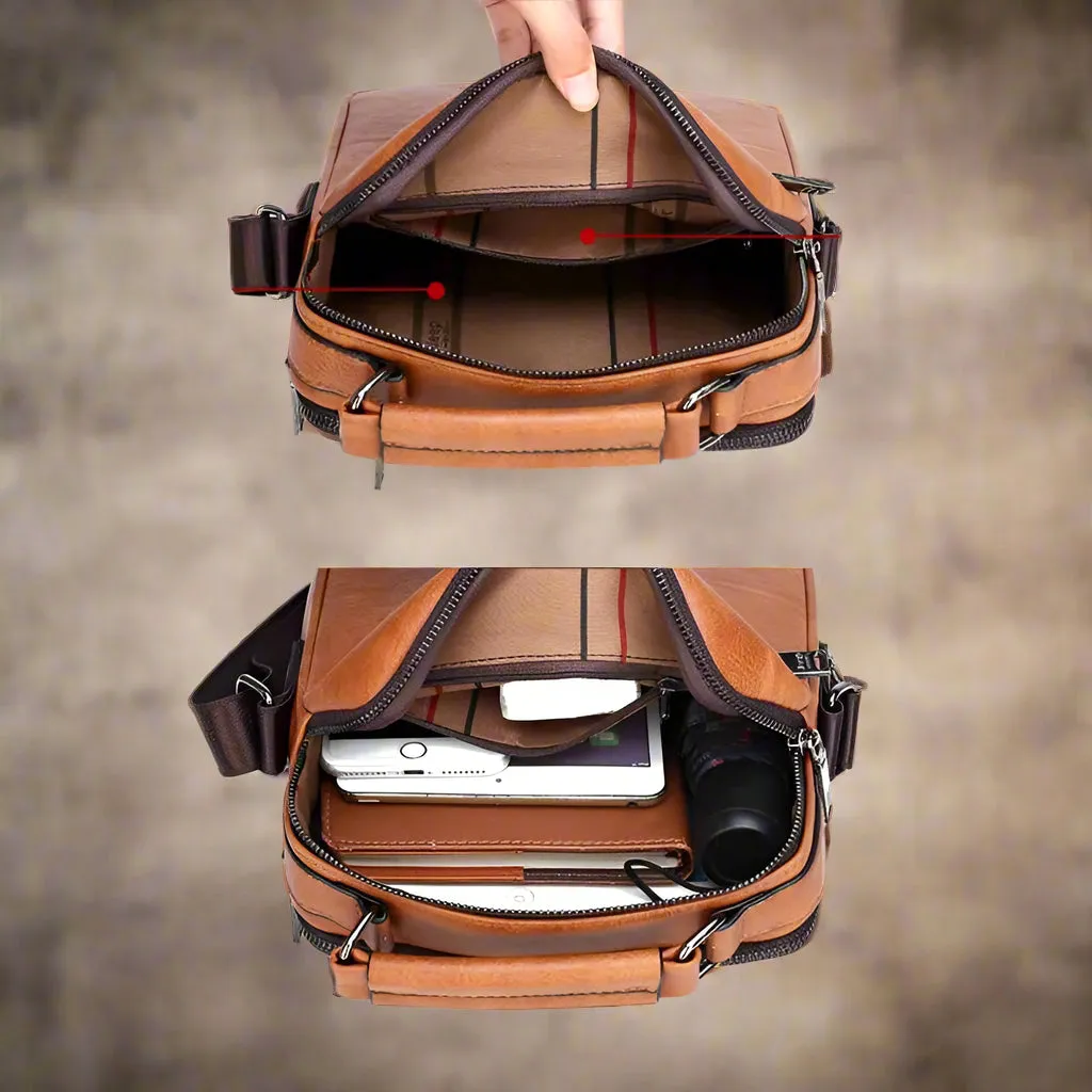 JEEP Men’s Crossbody Shoulder Bag – Rugged Sophistication Meets Functionality