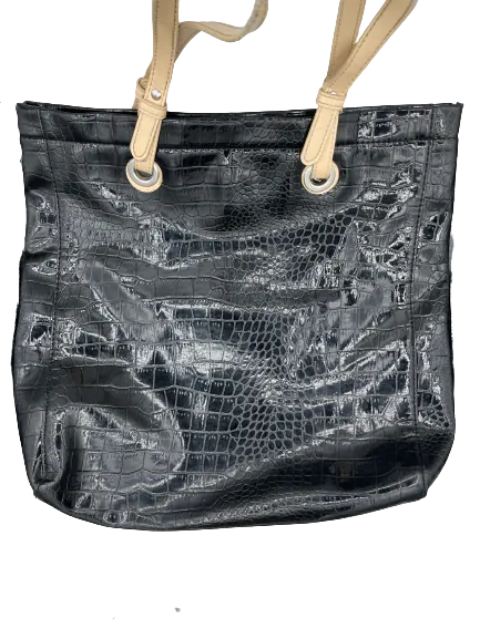 Jessica Black Tote Bag