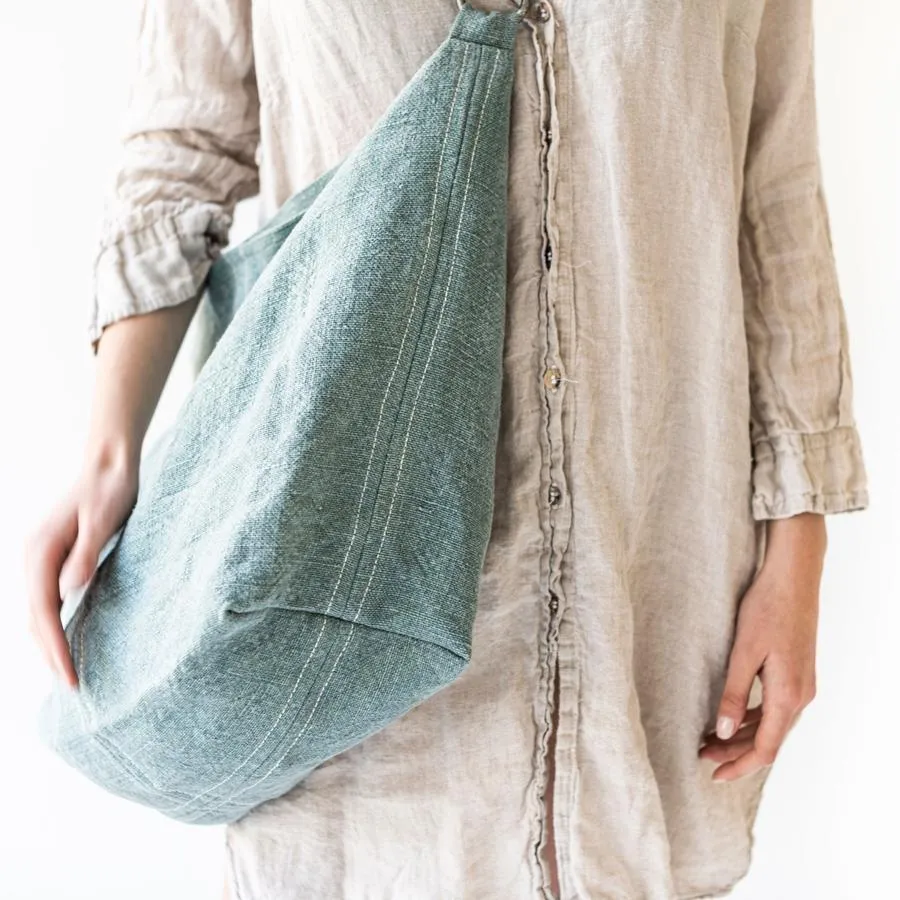 JUJU & CO  Beach Jute Slouchy - French Blue