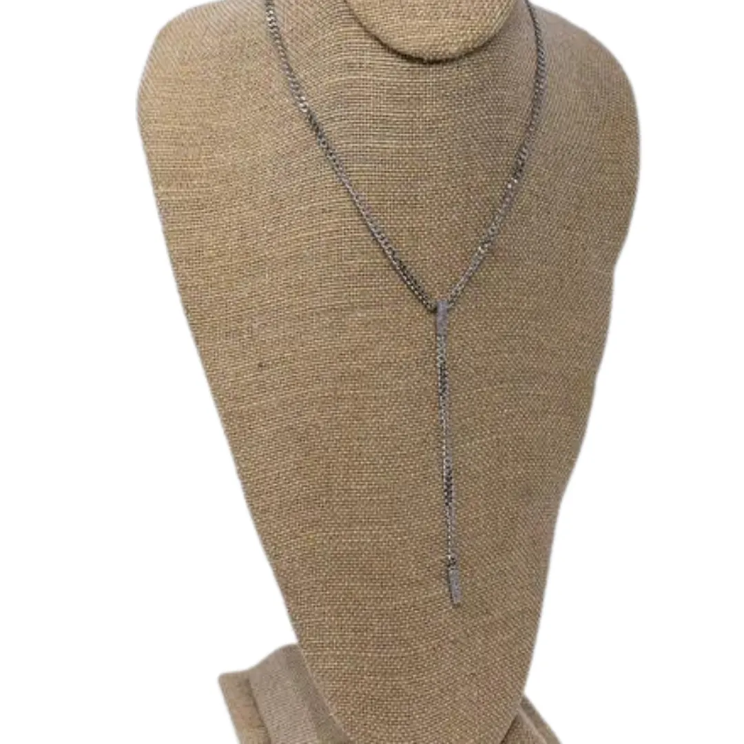 Juju Pave Lariat *gold   silver*