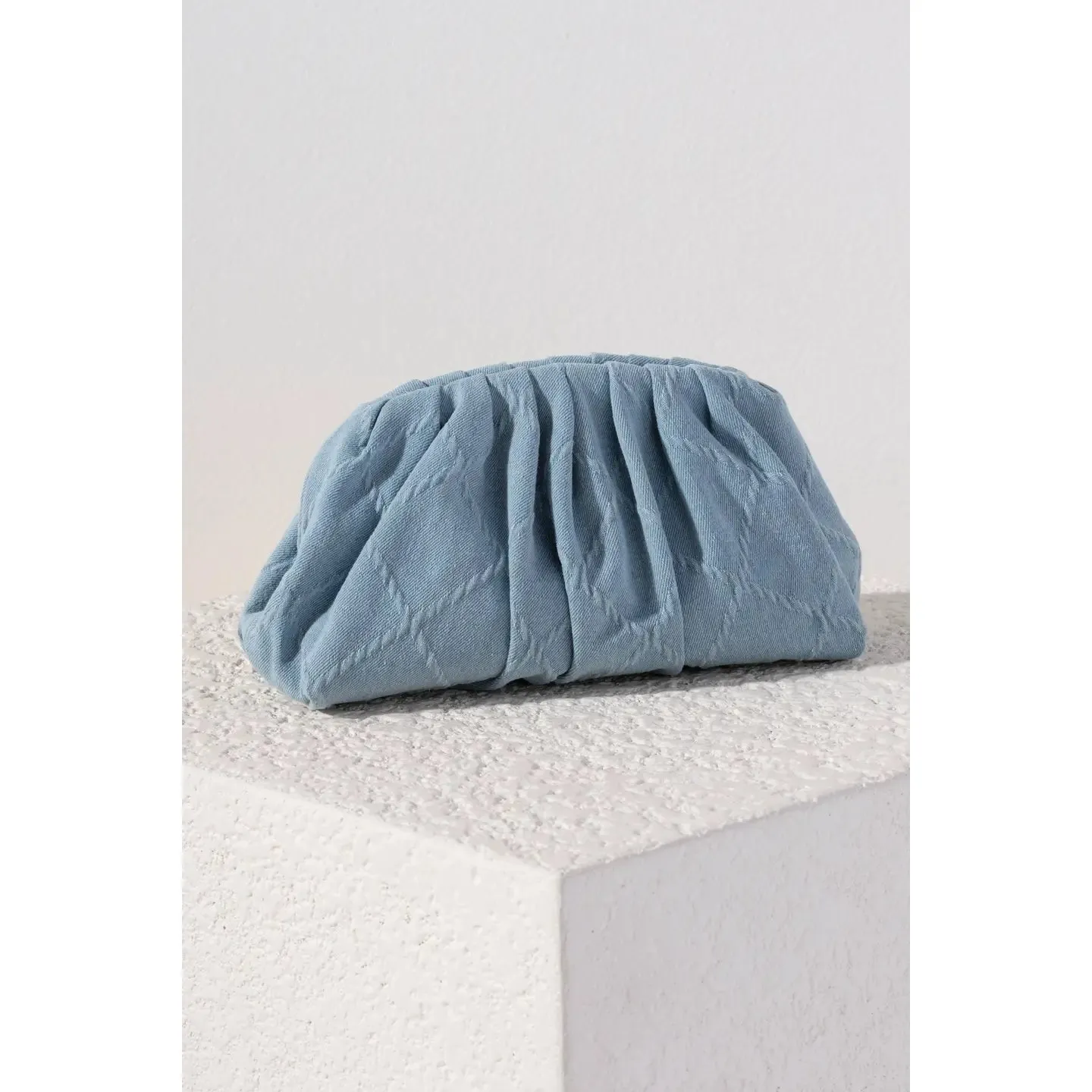 Julia Denim Clutch